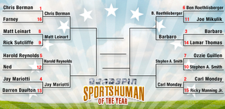 Illustration for article titled Deadspin SHOTY Tournament: Carl Monday Vs. Stephen A. Smith